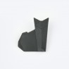 Porcelánová brož Kočka černá